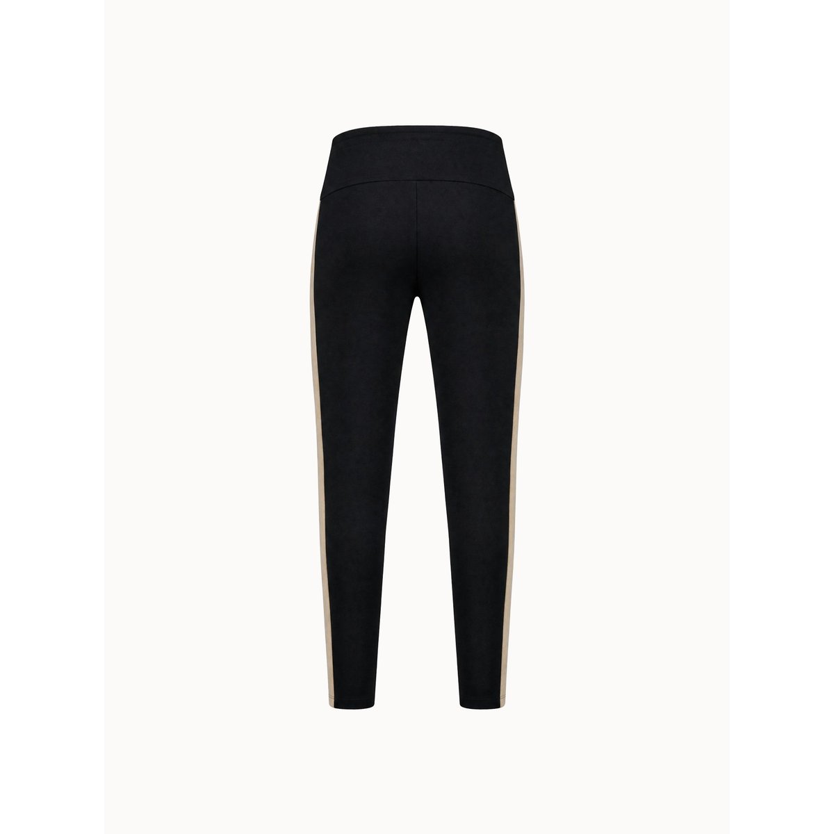 Pantalon en double face avec bandes côtés contrastées NOEL black/safari, LE COQ SPORTIF