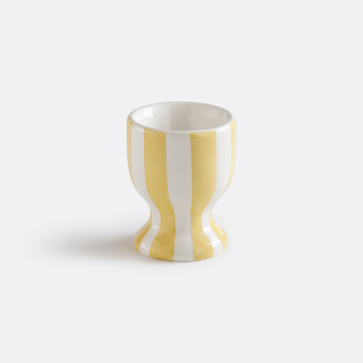 Lot de 2 coquetiers en dolomite, Darcy jaune, LA REDOUTE INTERIEURS