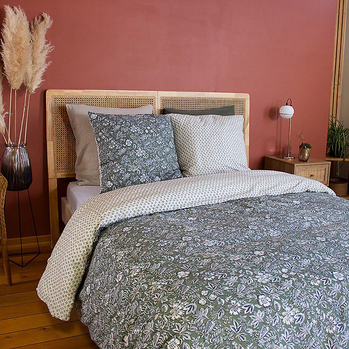 Parure housse de couette en microfibre imprimée, Indily imprime, C DESIGN HOME TEXTILE