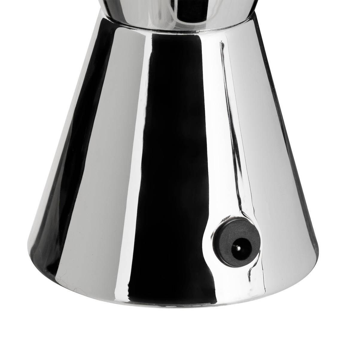 Lampe à poser tornade LAVA argent, ATMOSPHERA