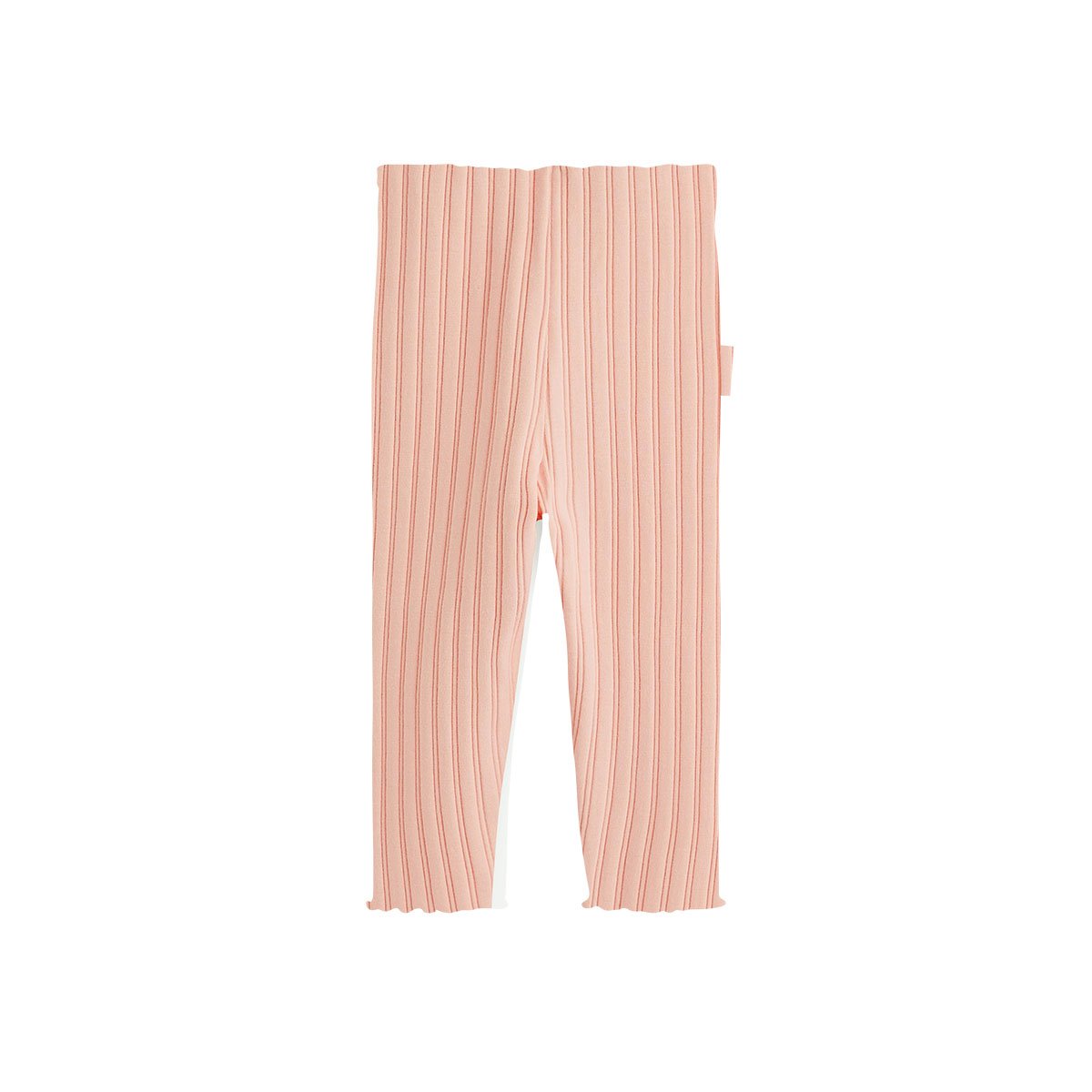 Lot de 2 leggings enfant côtelés Dina rose, PETIT BEGUIN
