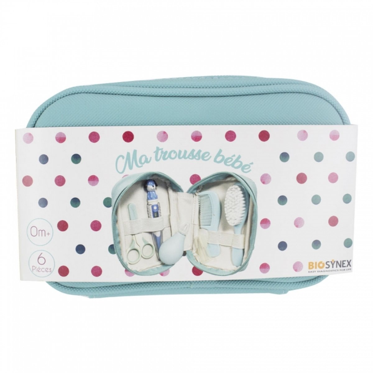 Trousse de soins bébé 6 éléments bleu, VISIOMED