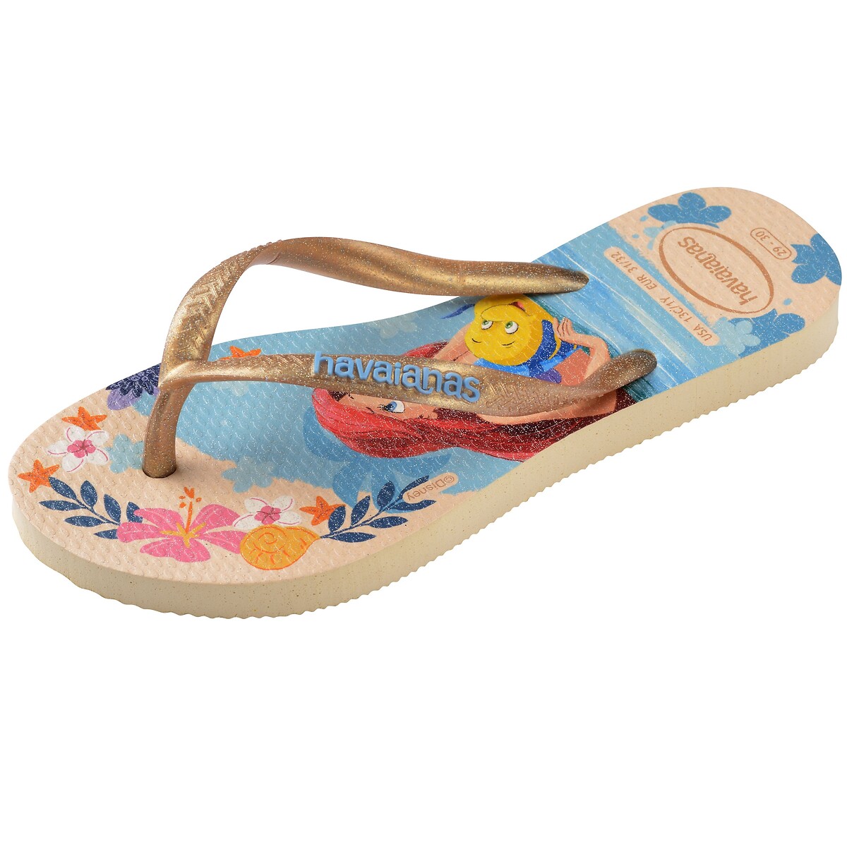 Infradito HAV KIDS SLIM PRINCESS beige, HAVAIANAS