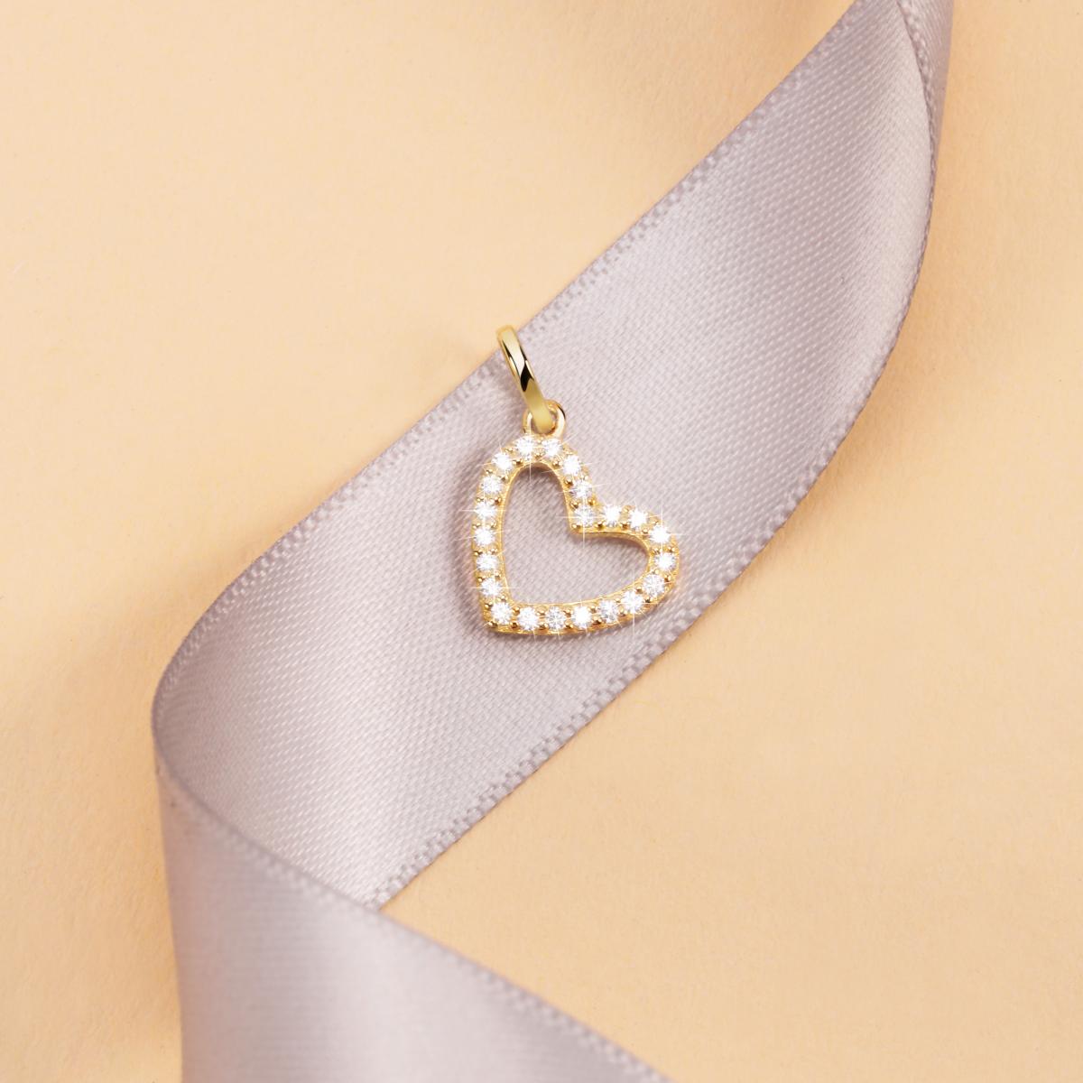 Pendentif En Or Jaune 375 Lady or jaune, BLUESPIRIT
