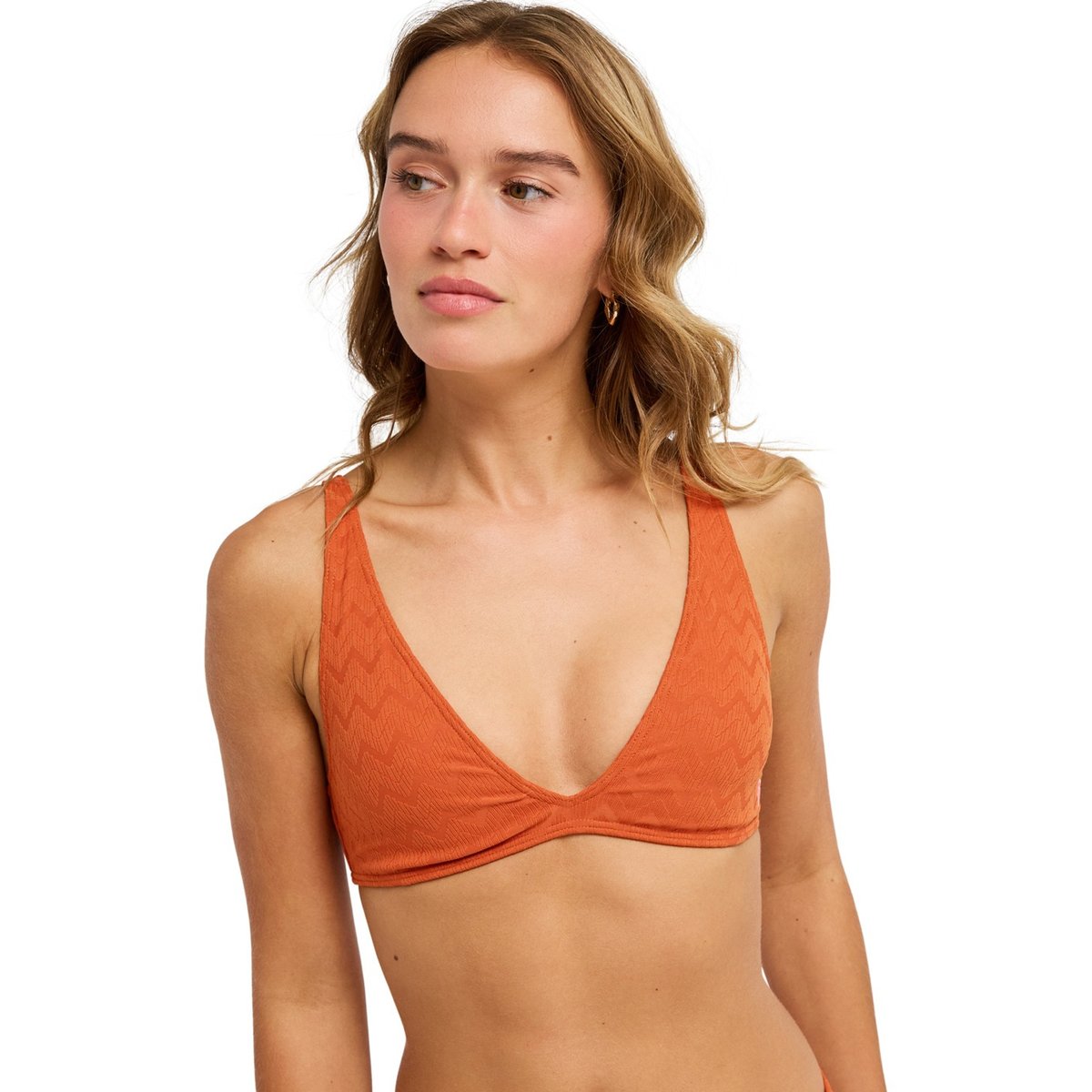 Haut de maillot de bain Triangle CURRENT COOLNESS ELONGATED TRI. orange ginger spice, ROXY