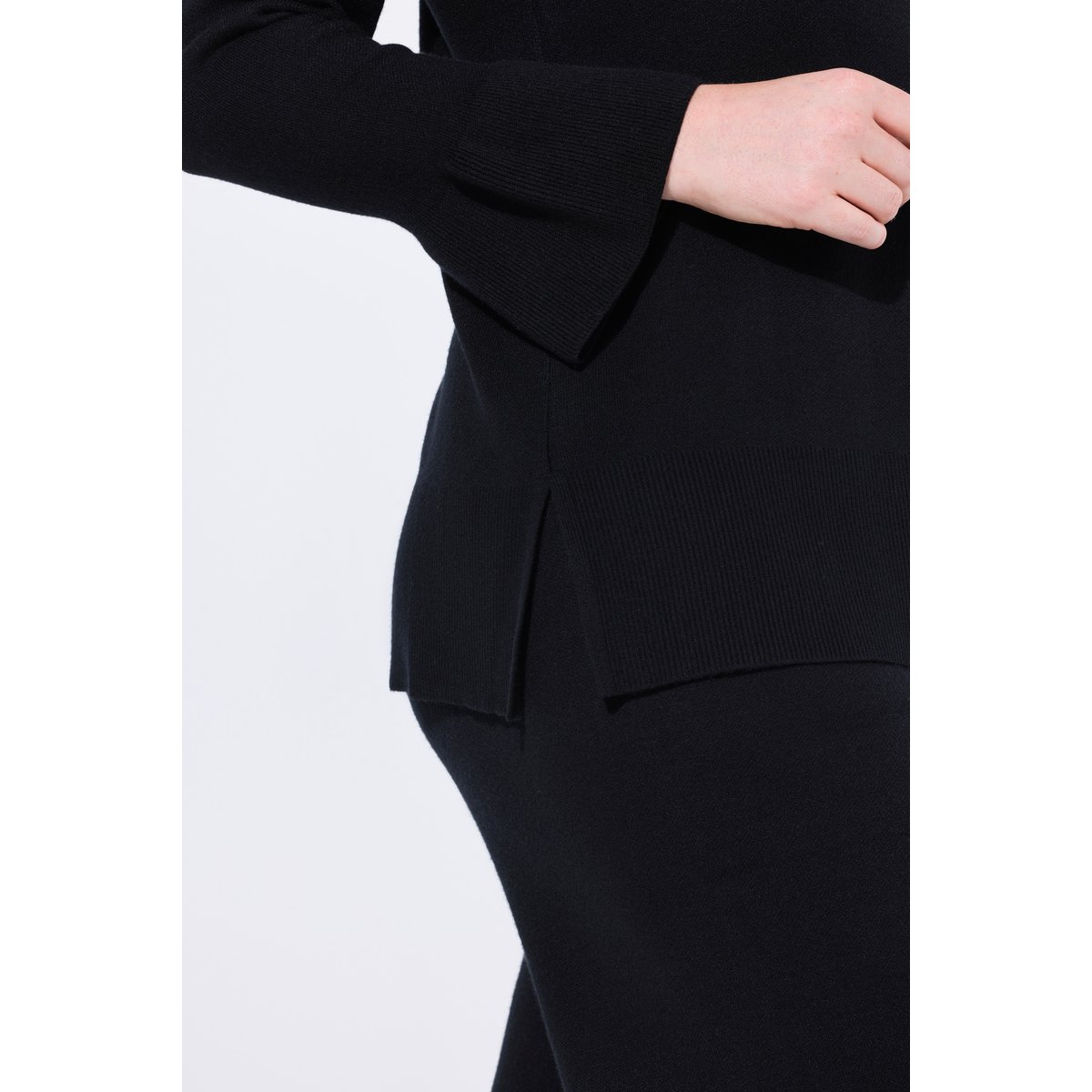 Pull à col montant et manches longues noir, ULLA POPKEN
