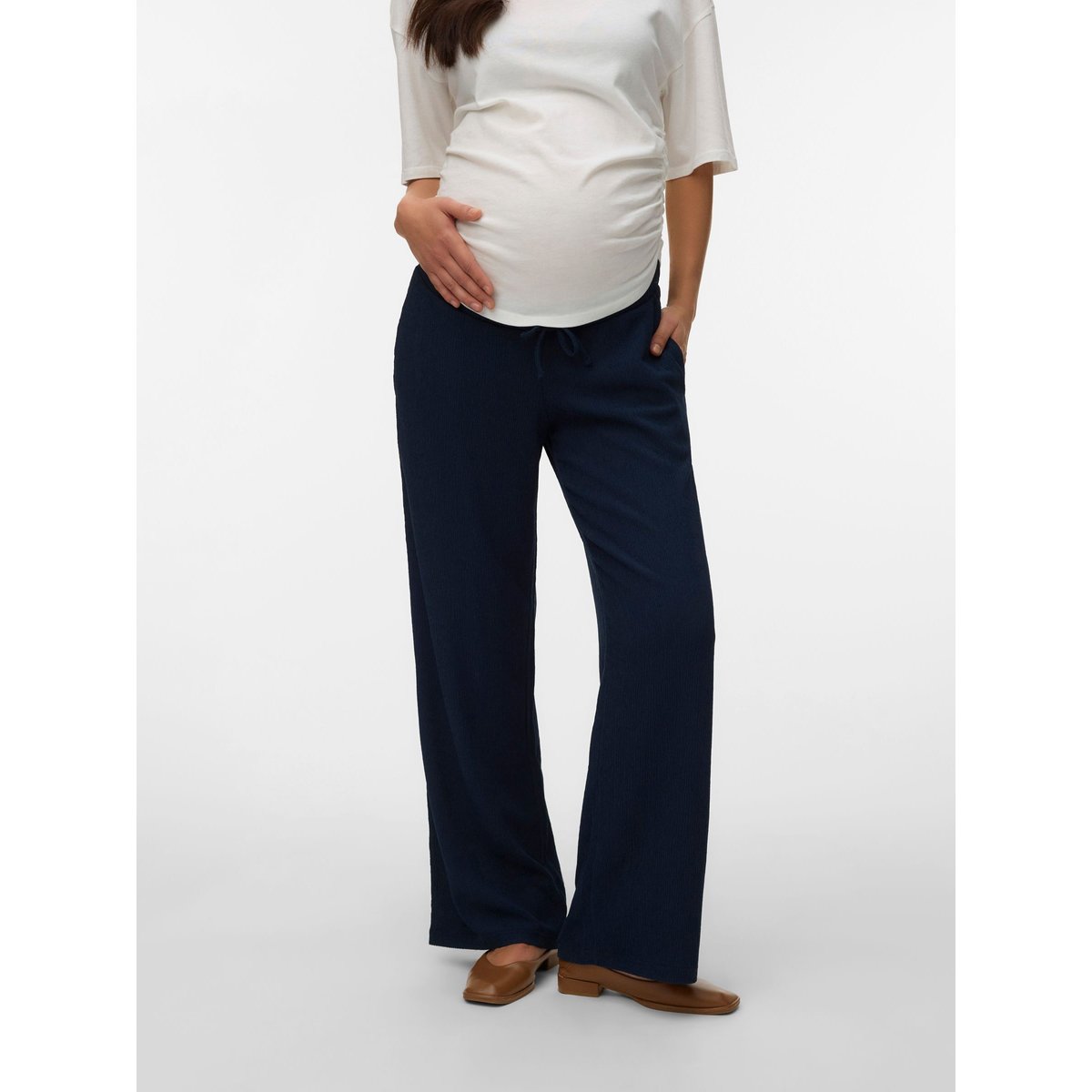 Pantalon À Jambe Large navy blazer, MAMA LICIOUS