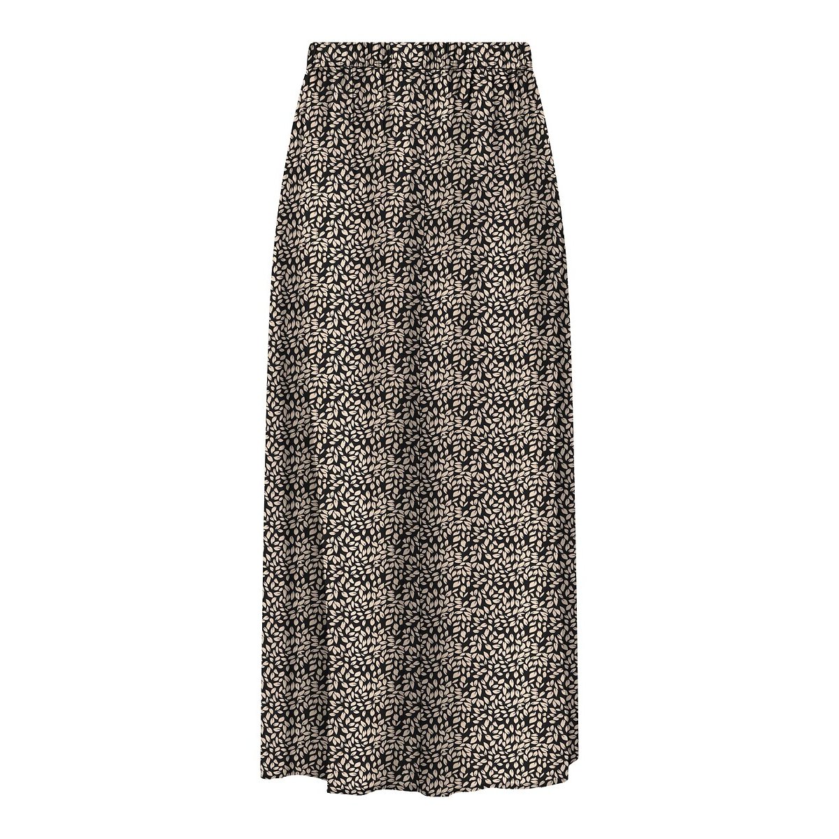 Jupe midi imprimée imprimé noir/beige, ONLY