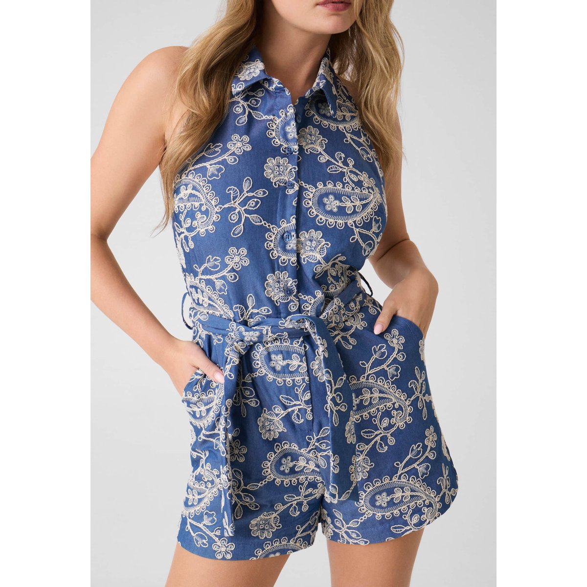 Combinaison Brodée blau multi, GUESS