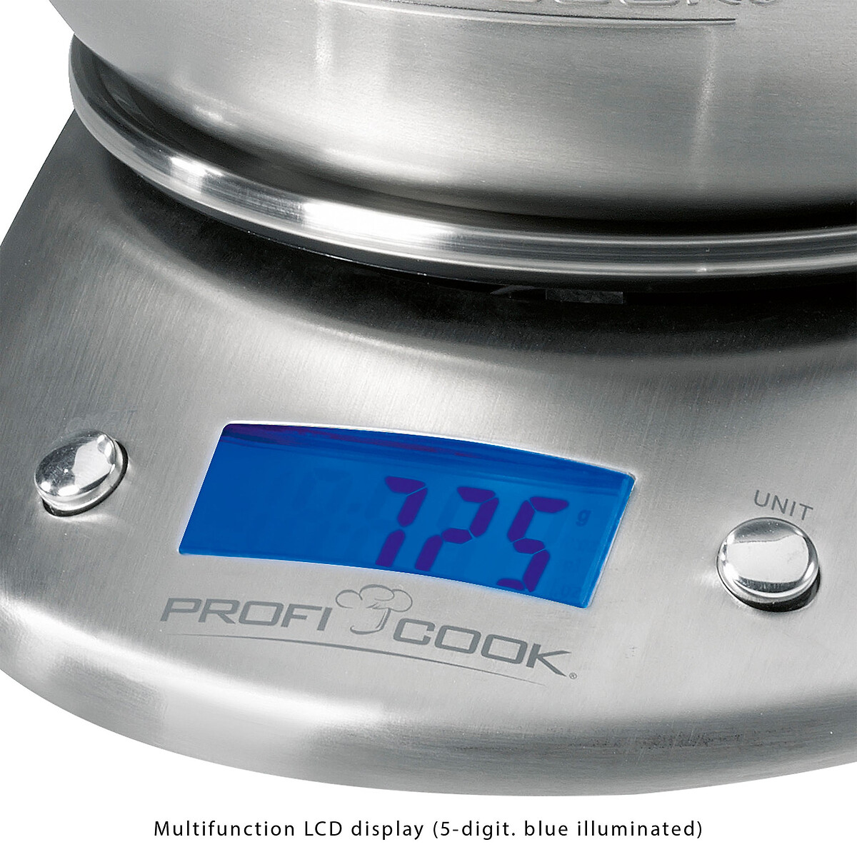 Balança de cozinha, da Proficook inox, PROFICOOK