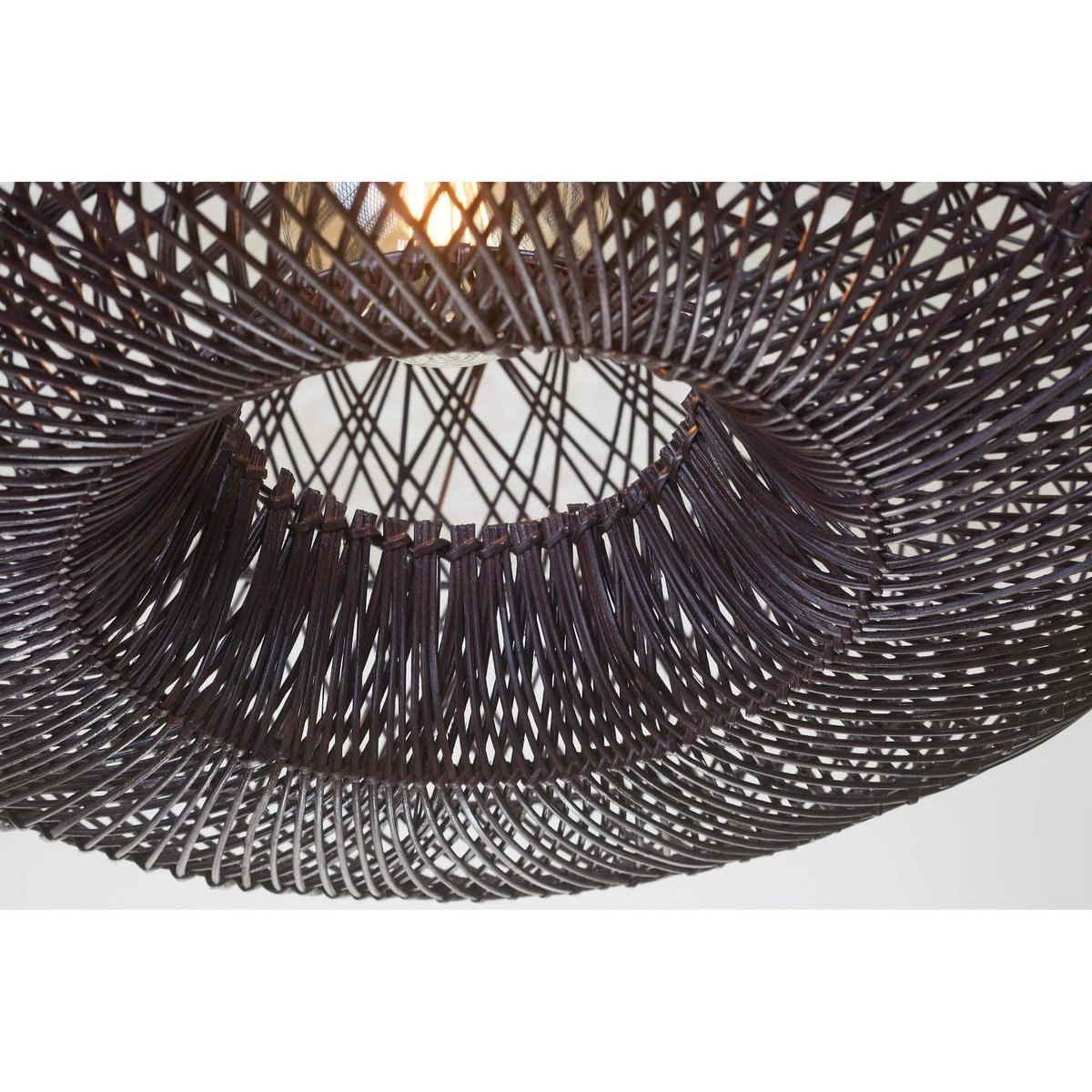 Lampe Suspendue Bambou ARIZONA bordeaux, GOOD & MOJO