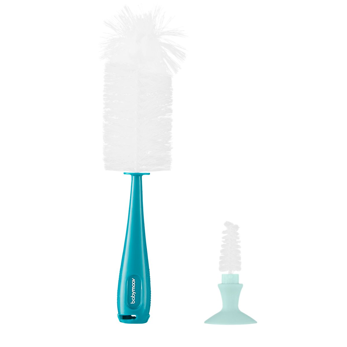 Goupillon biberon avec brosse tétine blanc, BABYMOOV