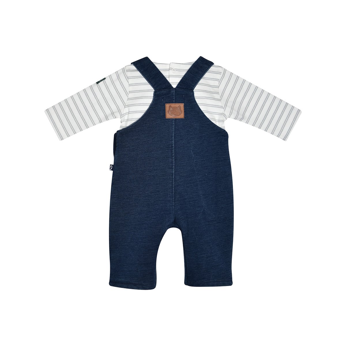Tshirt salopette matteo maille bleu, SUCRE D'ORGE