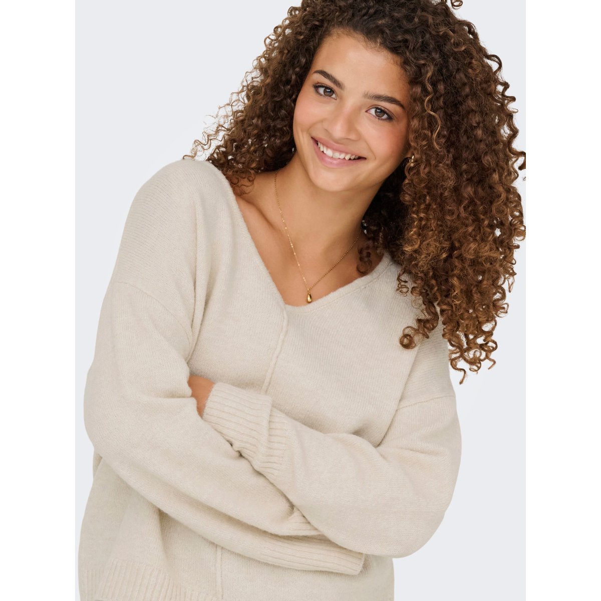 Pull En Maille pumice stone, ONLY
