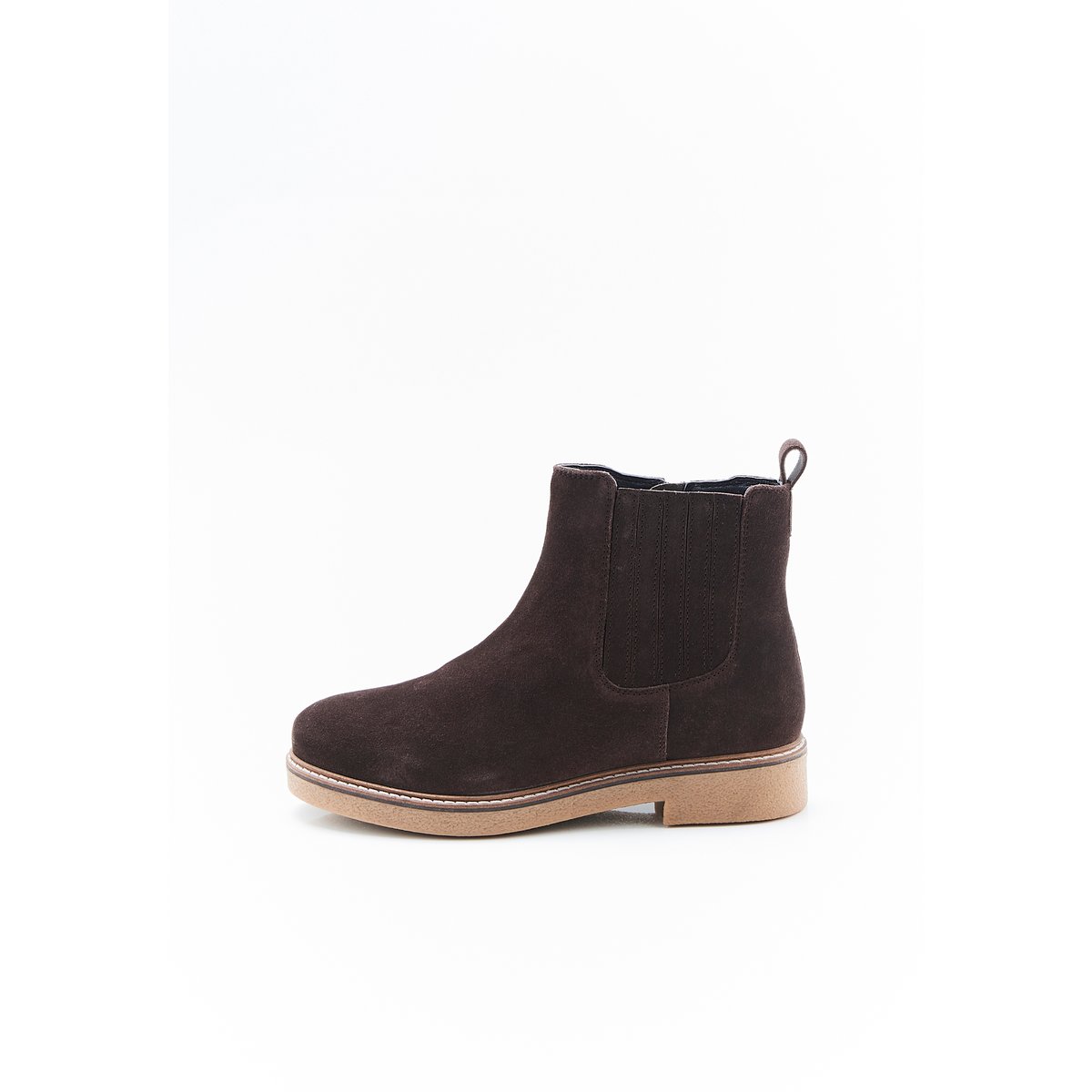Boots Chelsea Thermolactyl marron chocolat, DAMART