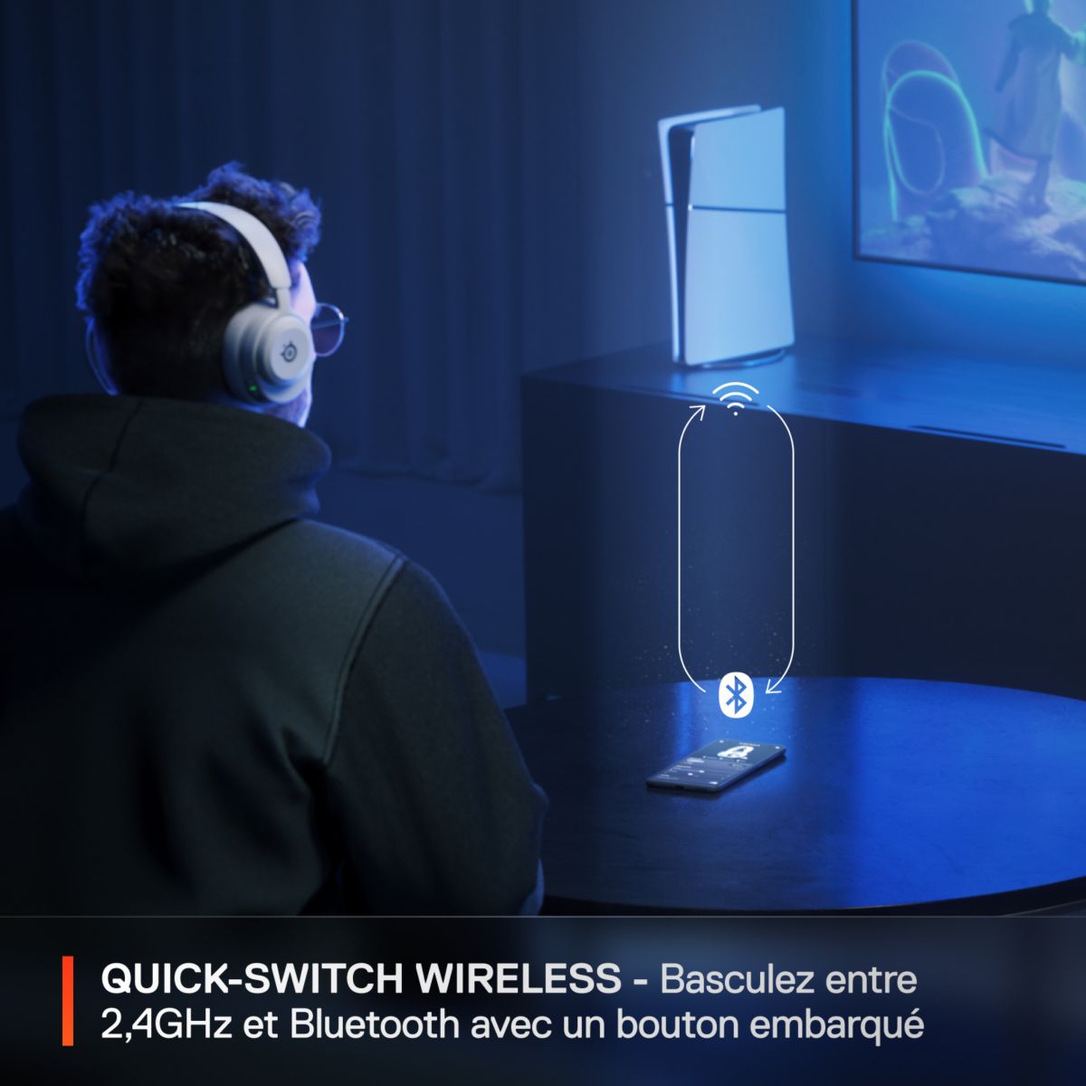 Casque gamer Arctis Nova 5P Blanc couleur unique, STEELSERIES