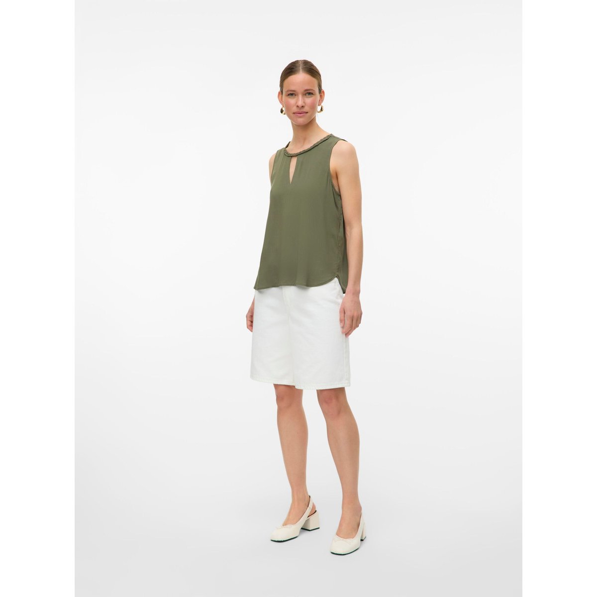 Blouse verte - kalamata 1, VERO MODA