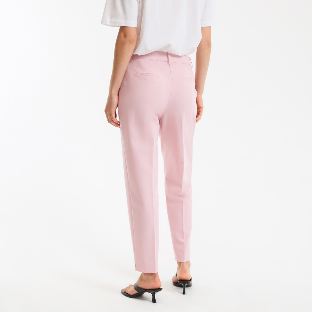 Pantalon cigarette, longueur 7/8ème rose pastel, LA REDOUTE COLLECTIONS