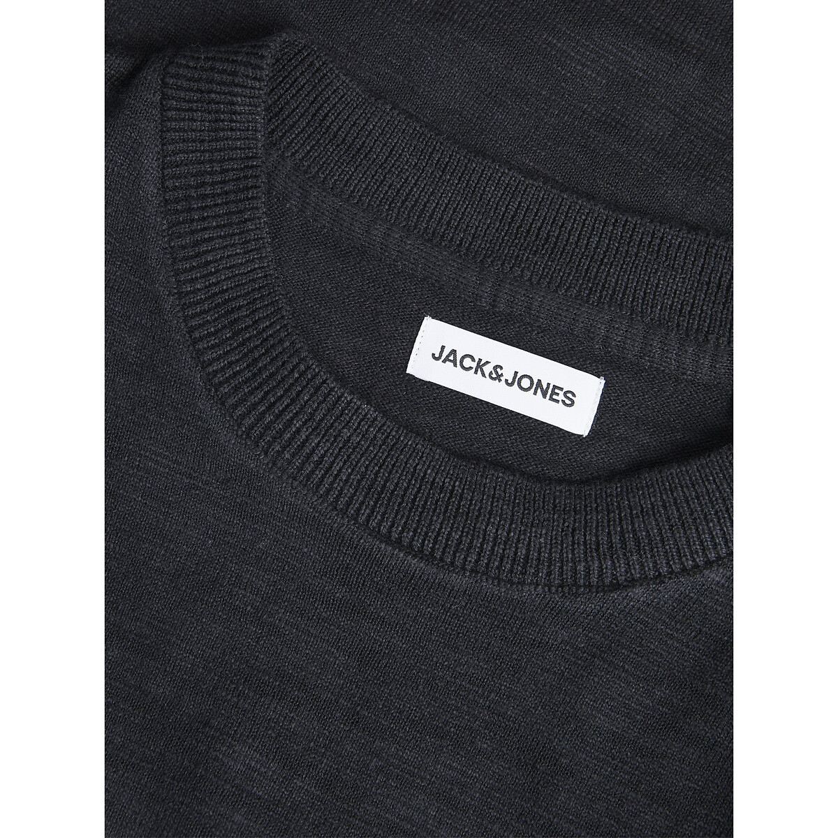 T-shirt ample poche poitrine noir, JACK & JONES