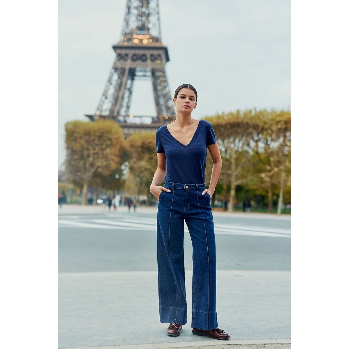 Paola Wide Leg Jeans untreated, LA PETITE ETOILE