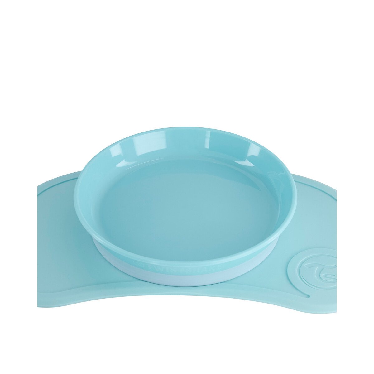 Individual Antiderrapante + Prato, Twistshake azul-pastel, TWISTSHAKE