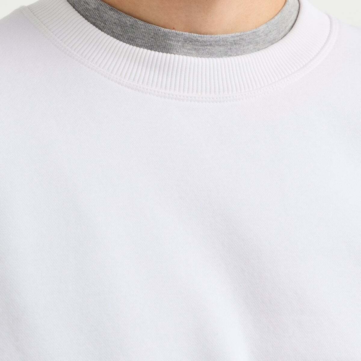 Sweat-Shirt À Col Rond Coupe Casual blanc, PEPE JEANS