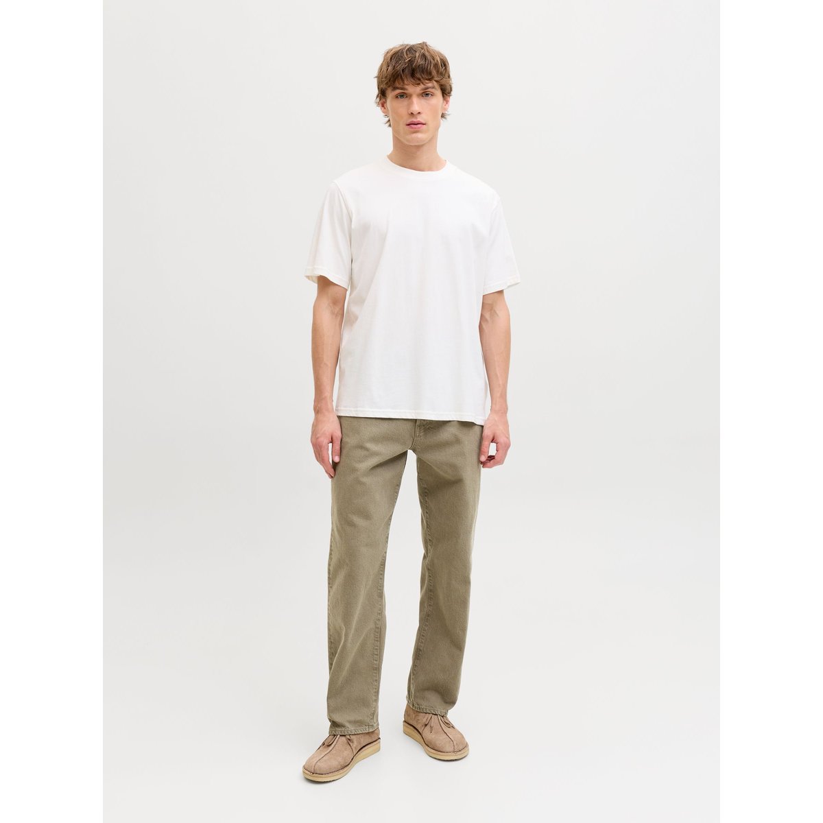 Jean À Coupe Loose covert green, JACK & JONES