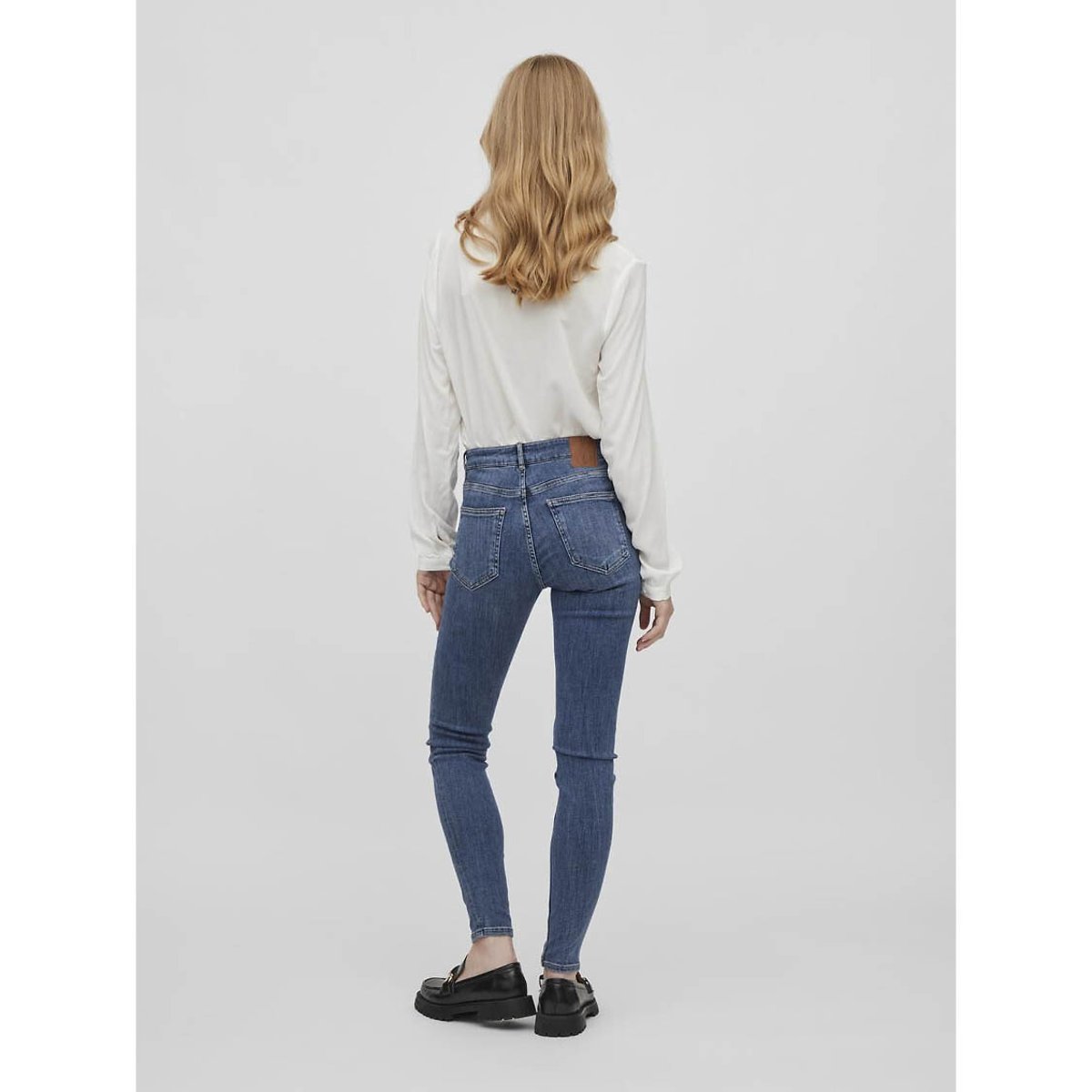 Jean skinny, taille standard medium blue, VILA