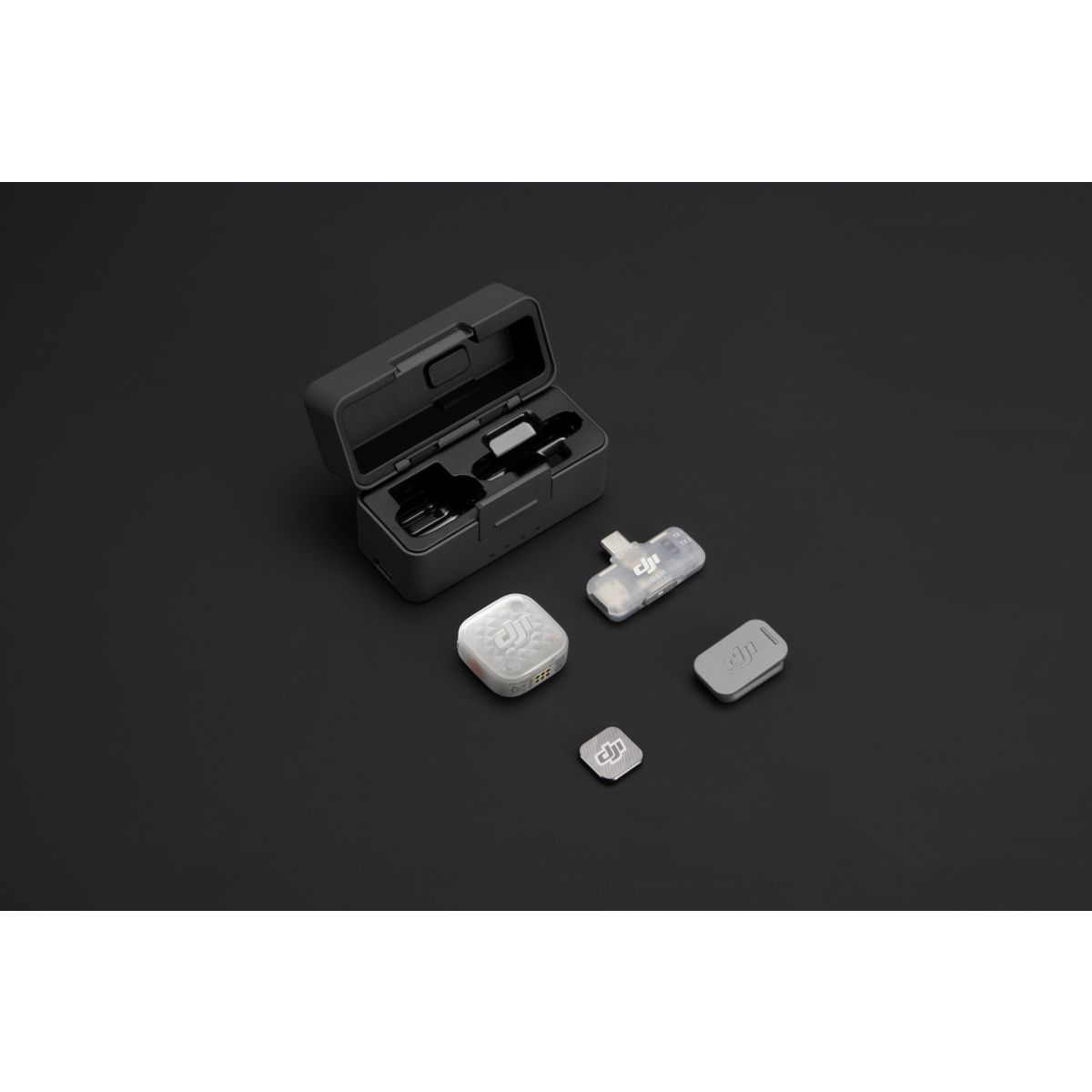 Micro cravate sans fil Mic Mini 2S (1TX + 1 Mobile RX + Charge) couleur unique, DJI