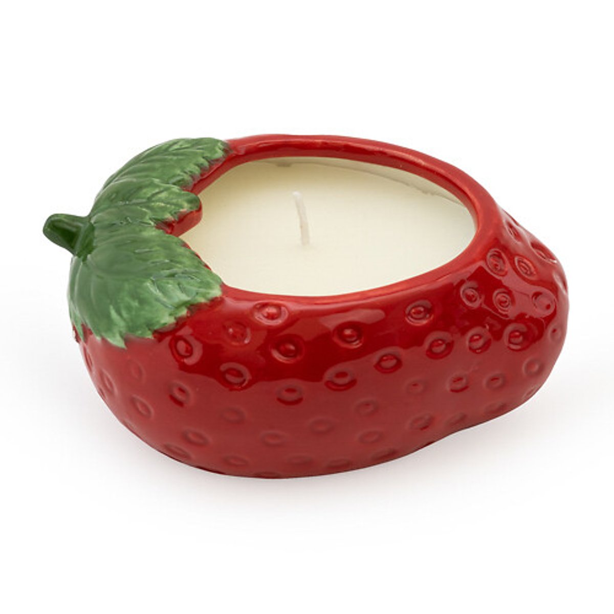 Strawberry Ceramic Candle red, SO'HOME