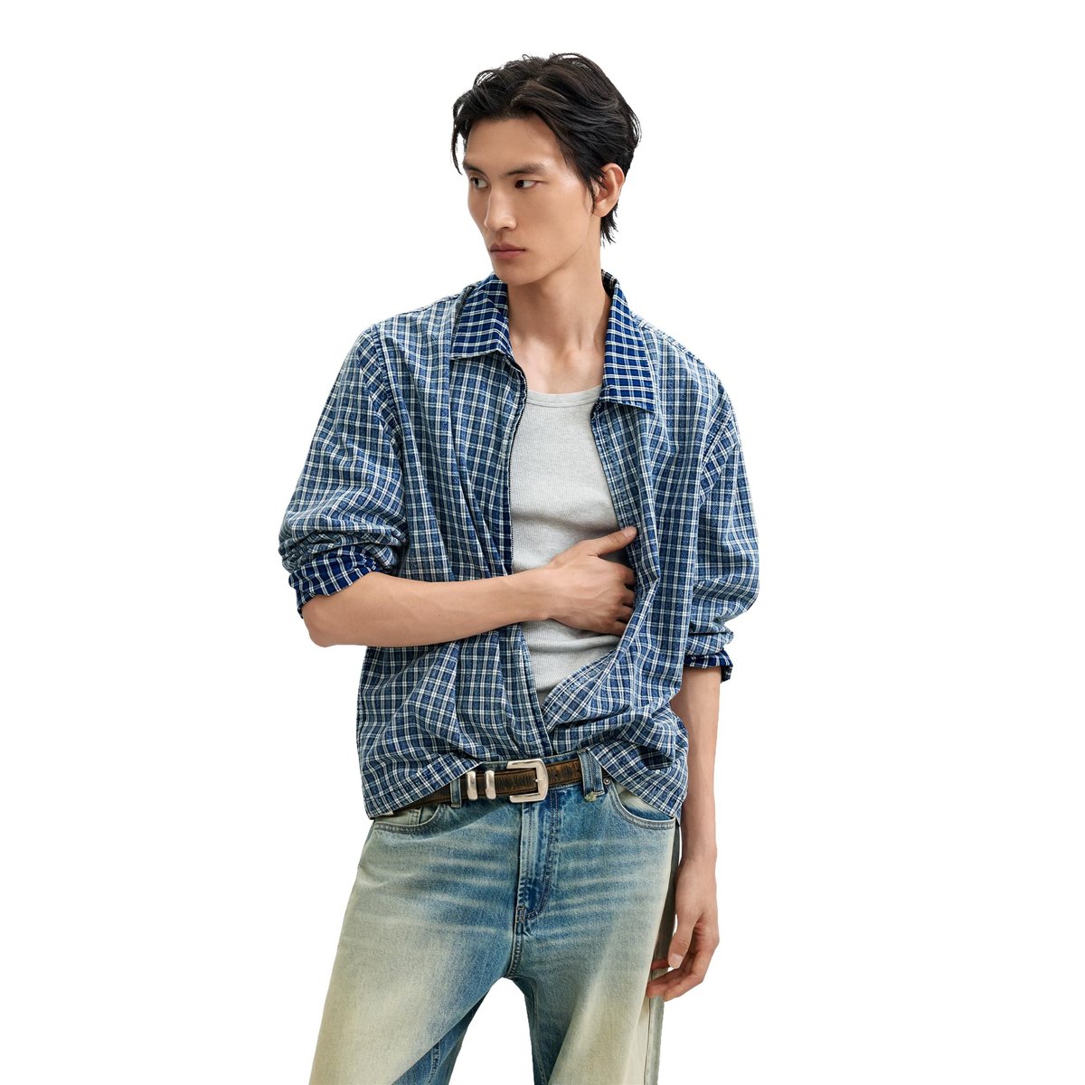 Jean uni bleu, DESIGUAL