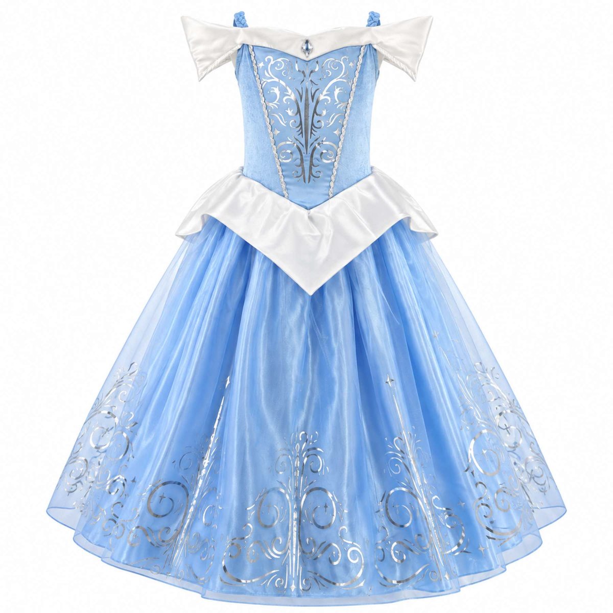 Déguisement enfant robe de princesse bleu, SEVIRA KIDS