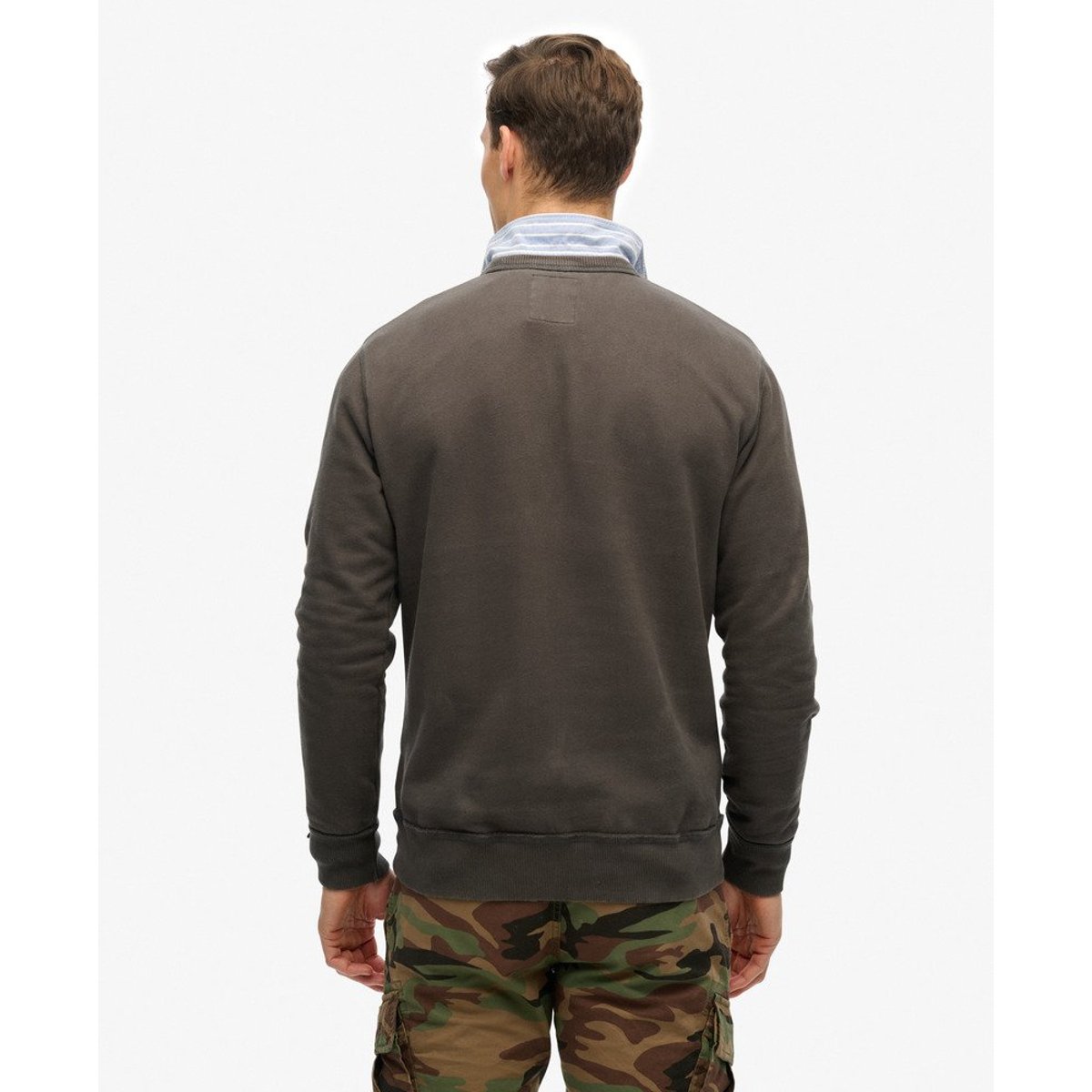 Sweatshirt Athletic Essentials Col Rond anthracite, SUPERDRY