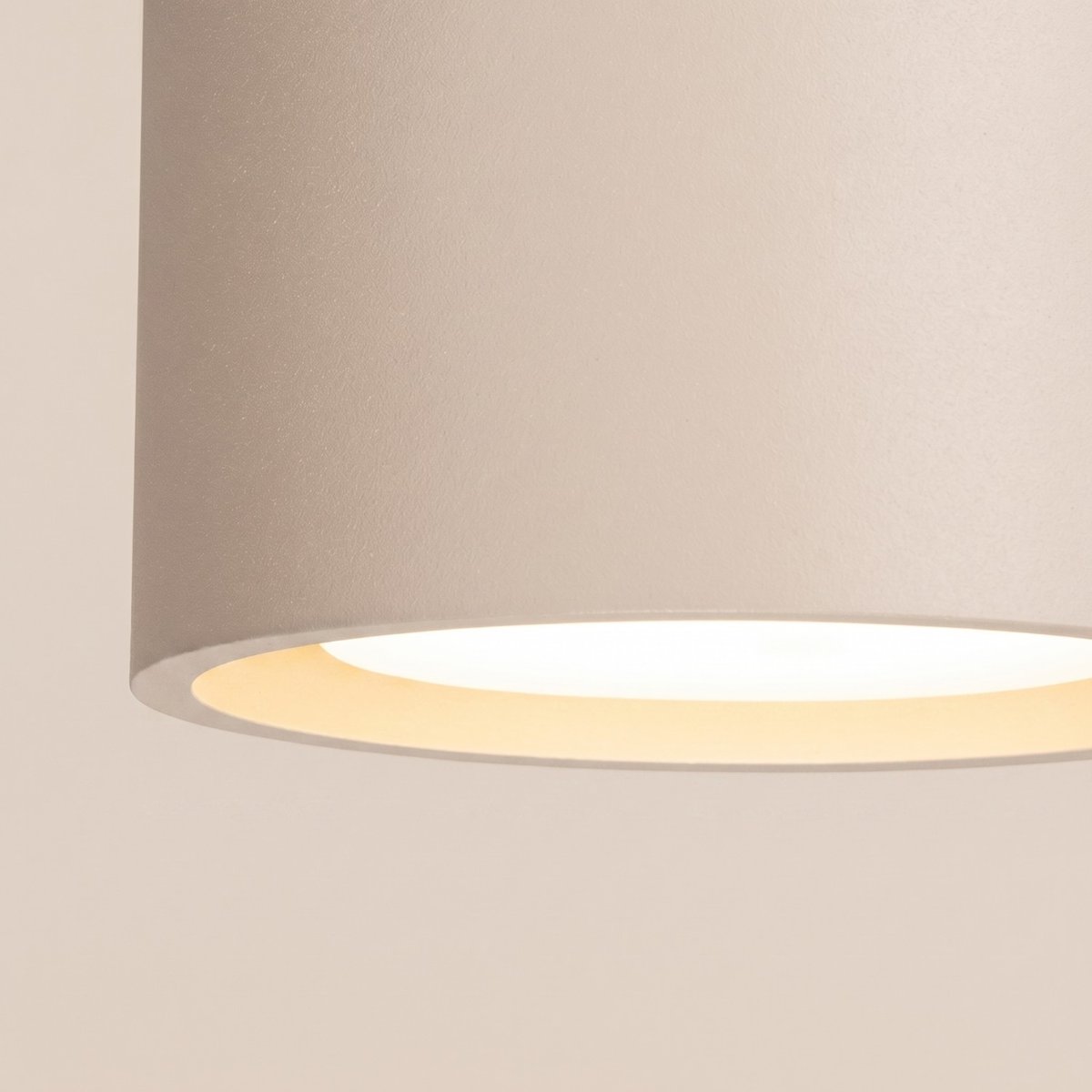 Plafonnier Aluminium Taupe Gx53 3 MODO taupe, EDEN