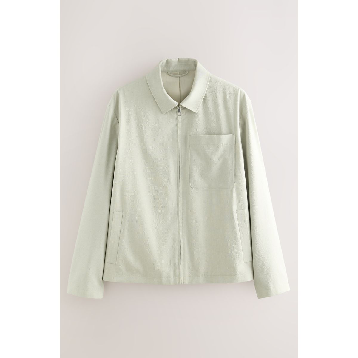 Veste-chemise habillée à rayures vert sauge, NEXT