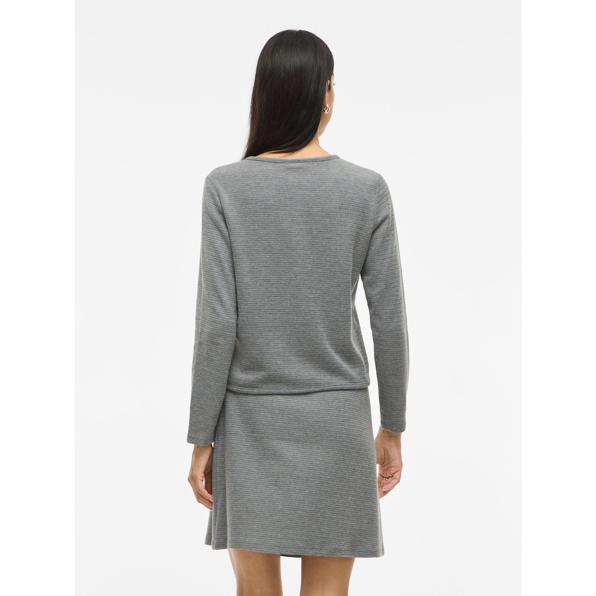 VILDEA - En maille Cardigan medium grey melange, VILA