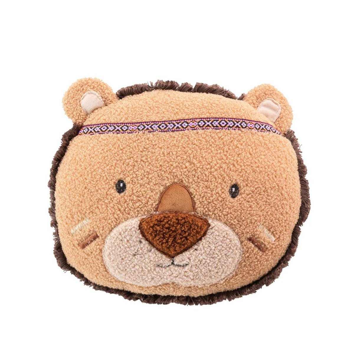 Coussin 30x30  Fantaisie Lionceau marron, DECORATIE
