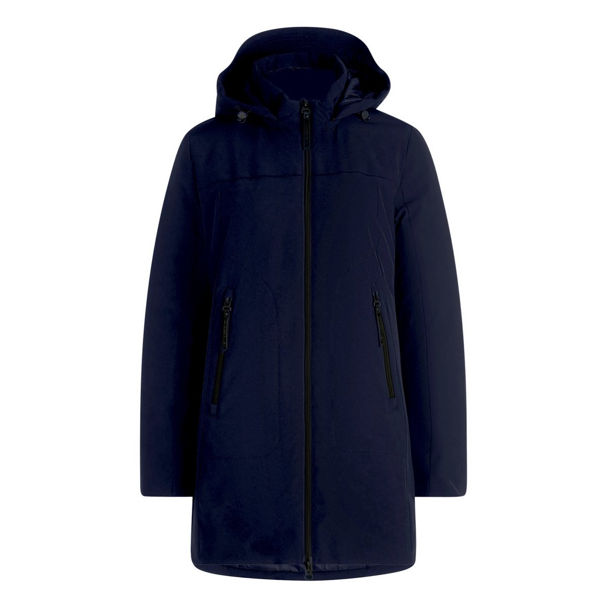 Veste outdoor à capuche amovible bleu foncé, BETTY BARCLAY