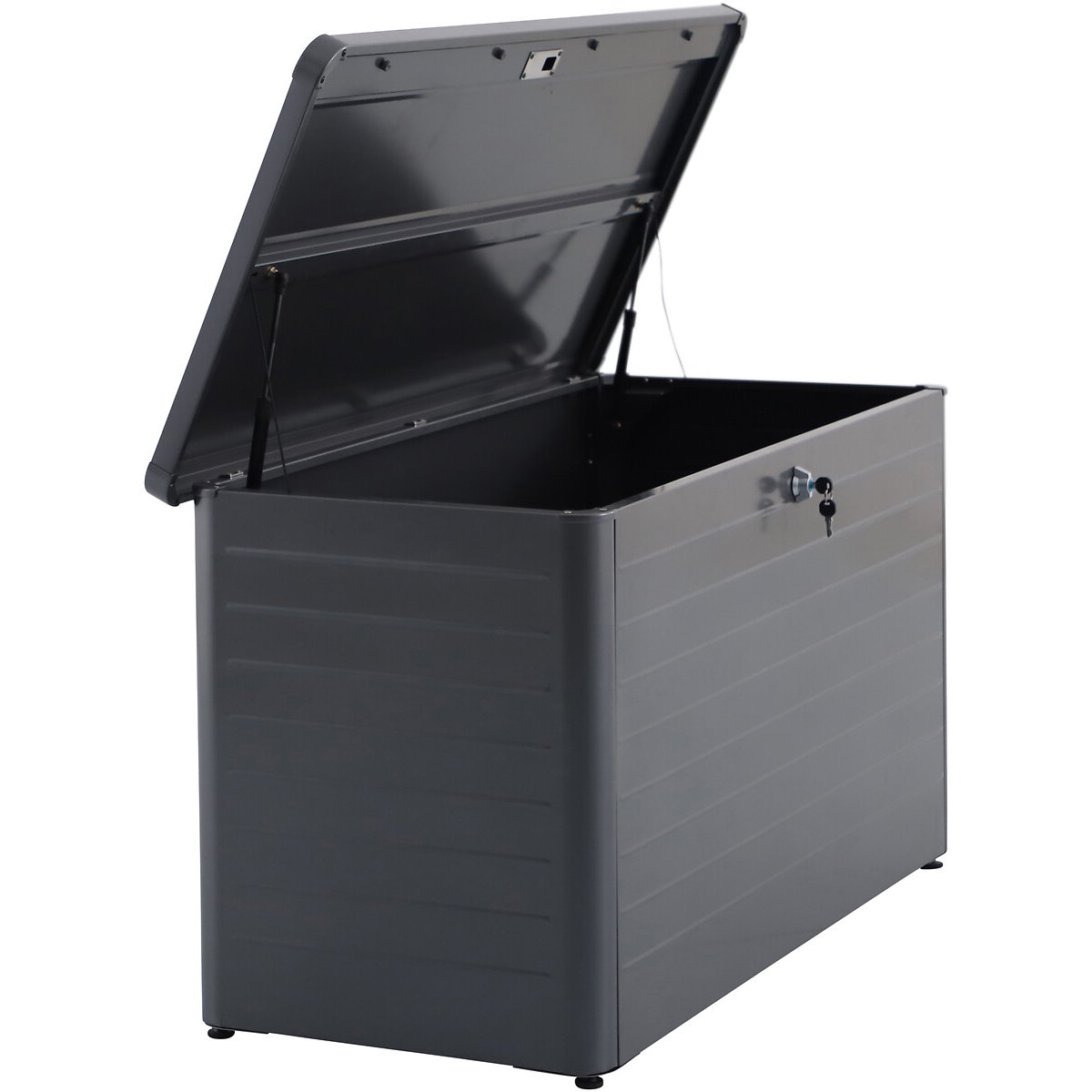Rhode Island Large Steel Cushion Box black, SO'HOME