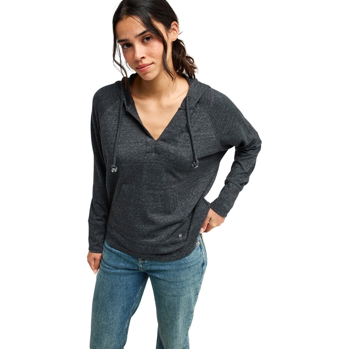 Sweat à capuche DESTINATION SURF. noir anthracite, ROXY