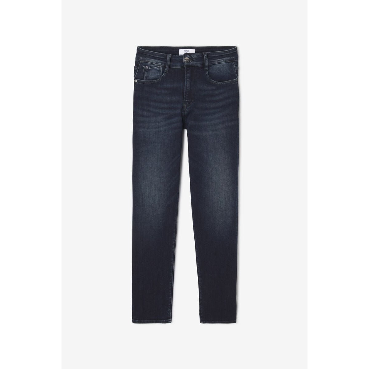 Jeans droite 400/17 mom , 7/8ème blue / black, LE TEMPS DES CERISES
