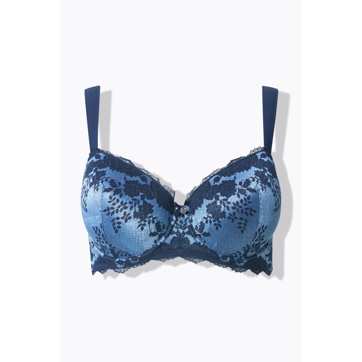 Soutien-gorge à armatures et bonnets souples bleu eau, ULLA POPKEN