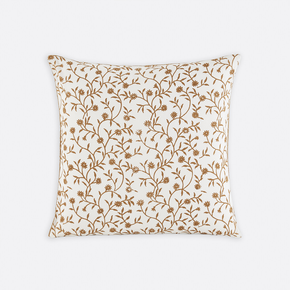 Funda de almohada acolchada, gasa de algodón estampada en bloques, Japali estampado india, LA REDOUTE INTERIEURS