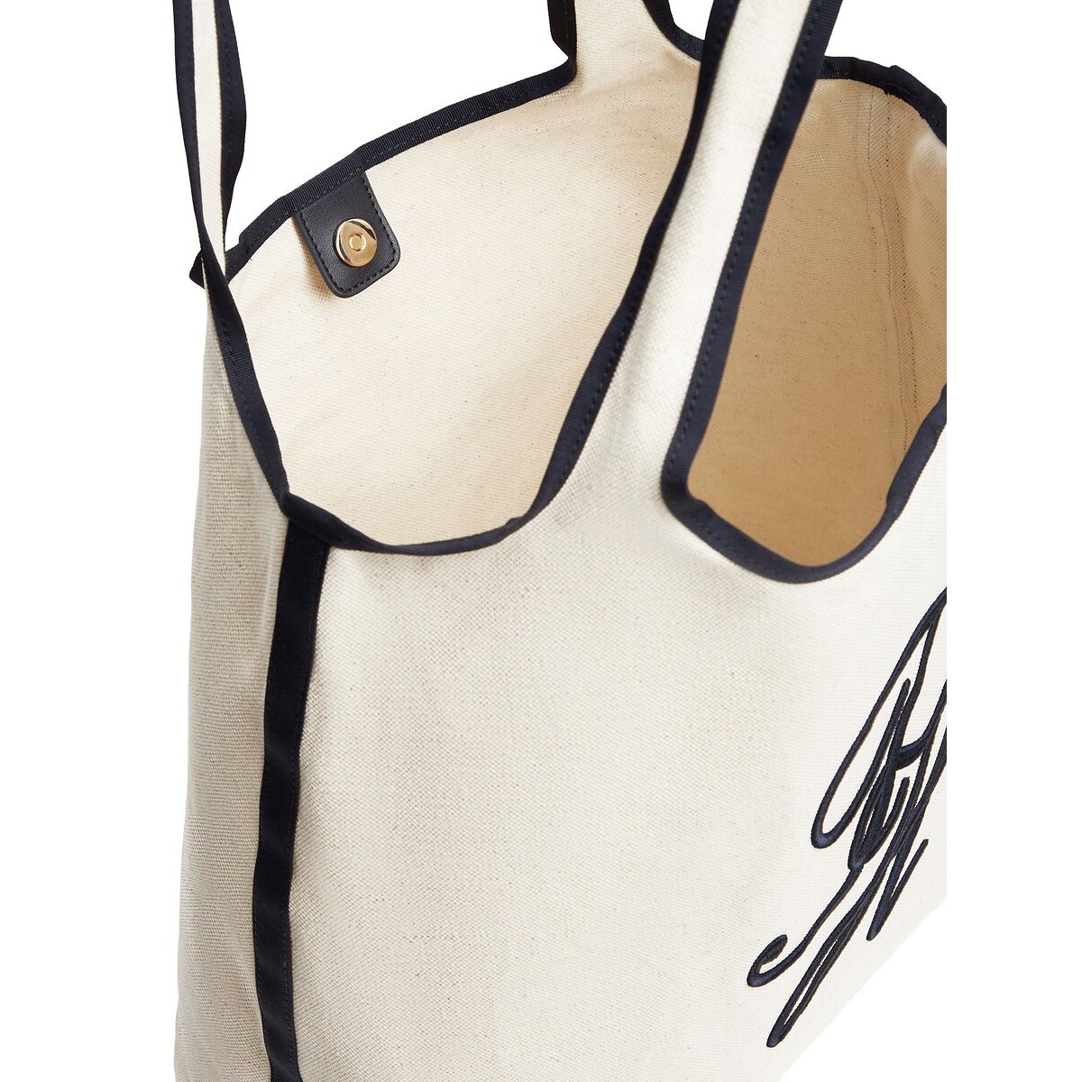 Sac tote bag, TH SUMMER CANVAS blanc, TOMMY HILFIGER