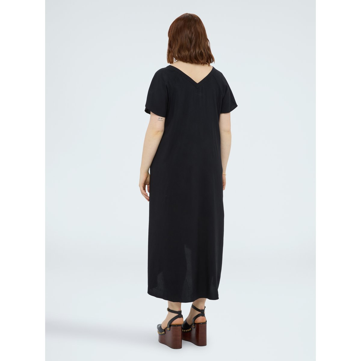 Robe longue noir, FIORELLA RUBINO