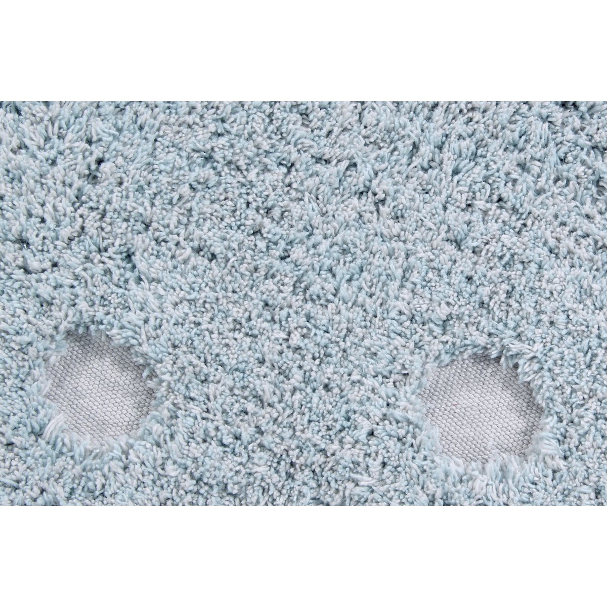 Tapis ovale en coton Pomme de pin COTTON WOODS gris, LORENA CANALS