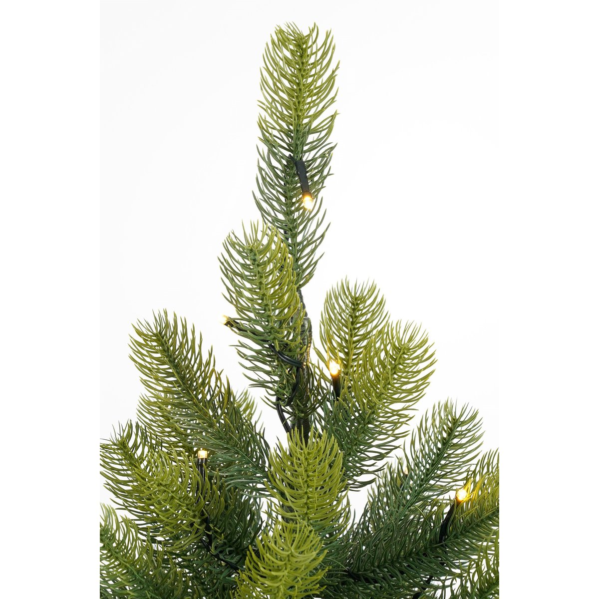 Sapin de Noël artificiel avec LED H90 cm NAGOYA vert, BLACK BOX TREES