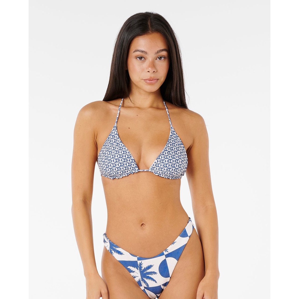 Bas de maillot SUMMER SUN REVO HI LEG SKIMPY bleu marine, RIP CURL