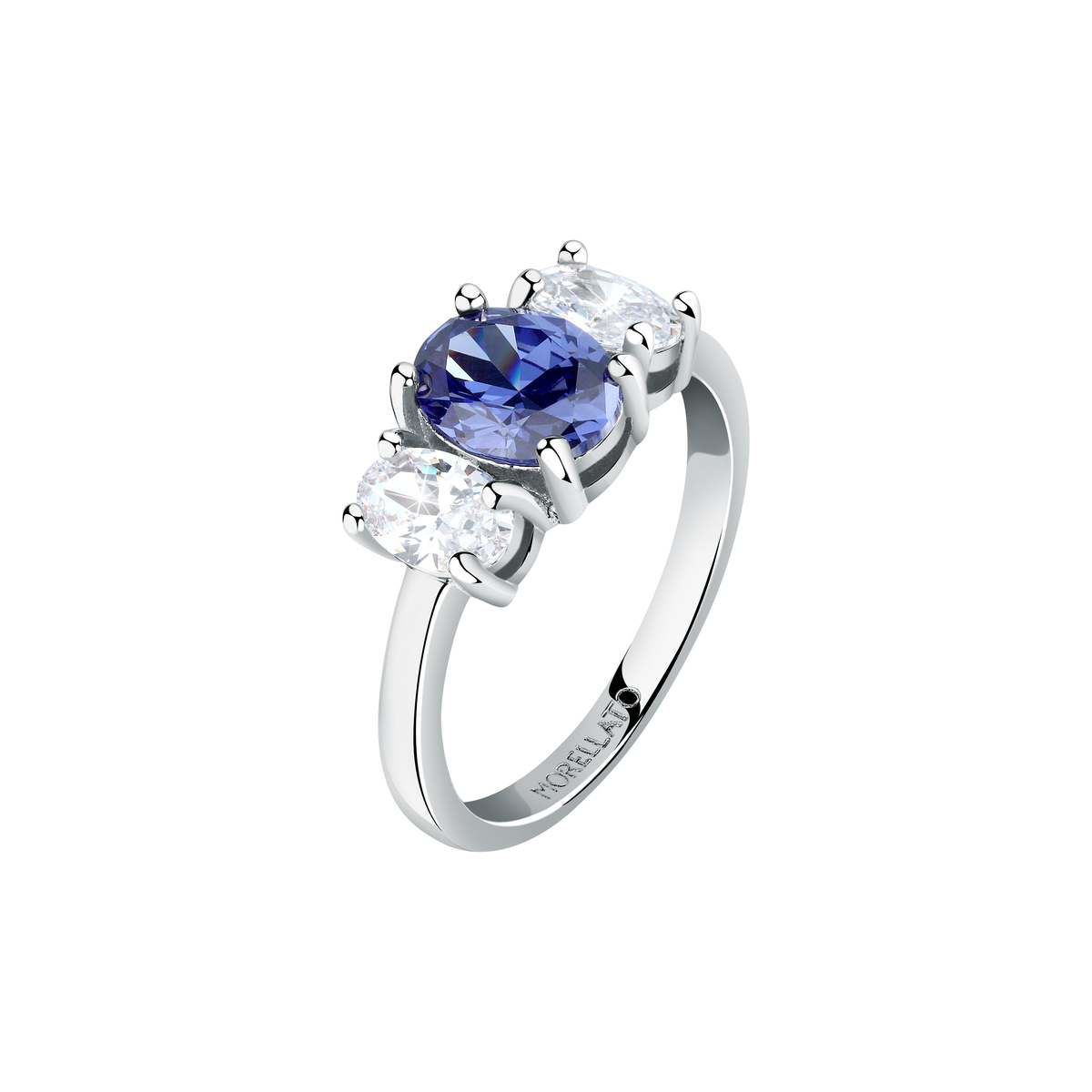 Bague en Laiton, Émail COLORI bleu, MORELLATO