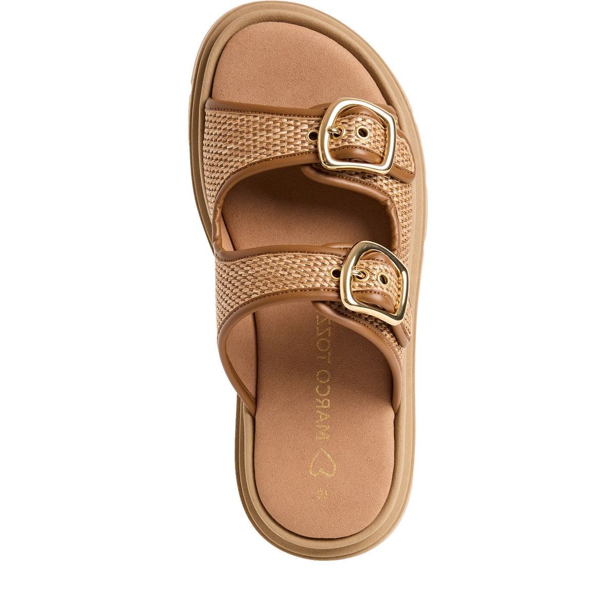 Mule en boucle beige cuoio, MARCO TOZZI